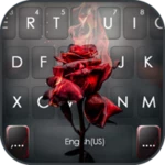 Logo of Burning Rose Keyboard Backgrou android Application 